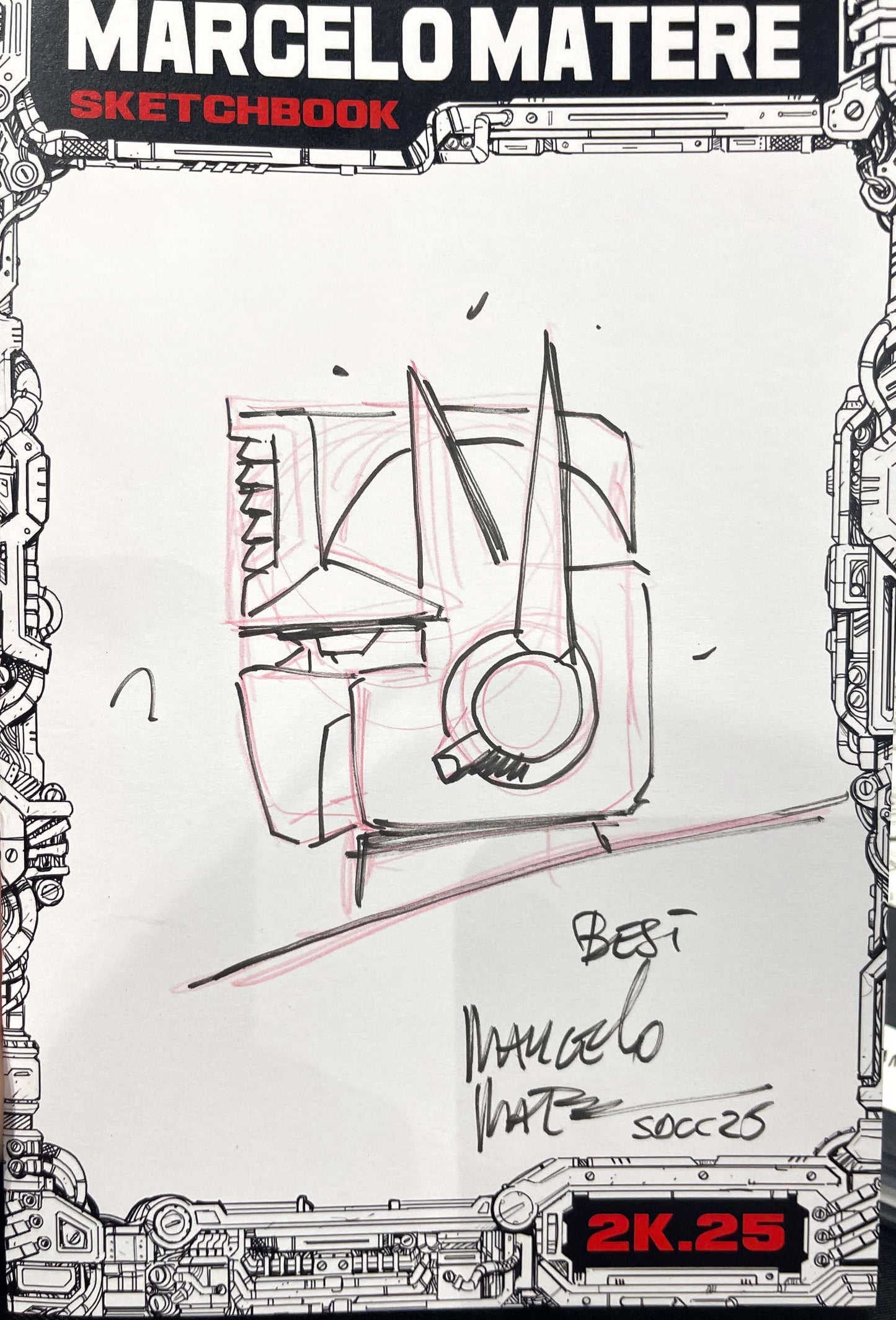Marcelo Matere 2025 Sketchbook – Limited Signed Editions