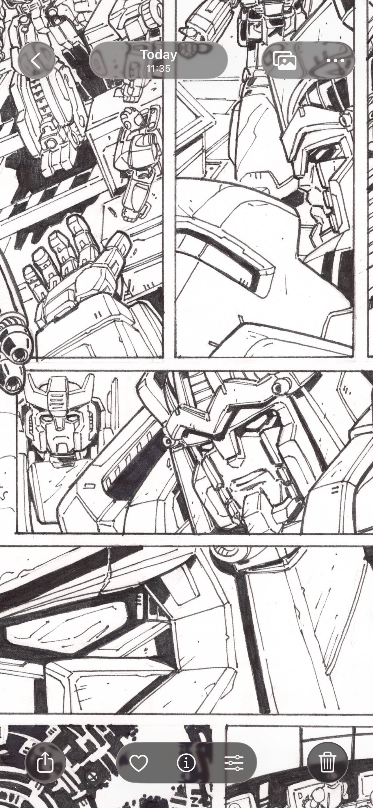 Megatron Origin #2 Page 13 - Sentinel Prime Original Art