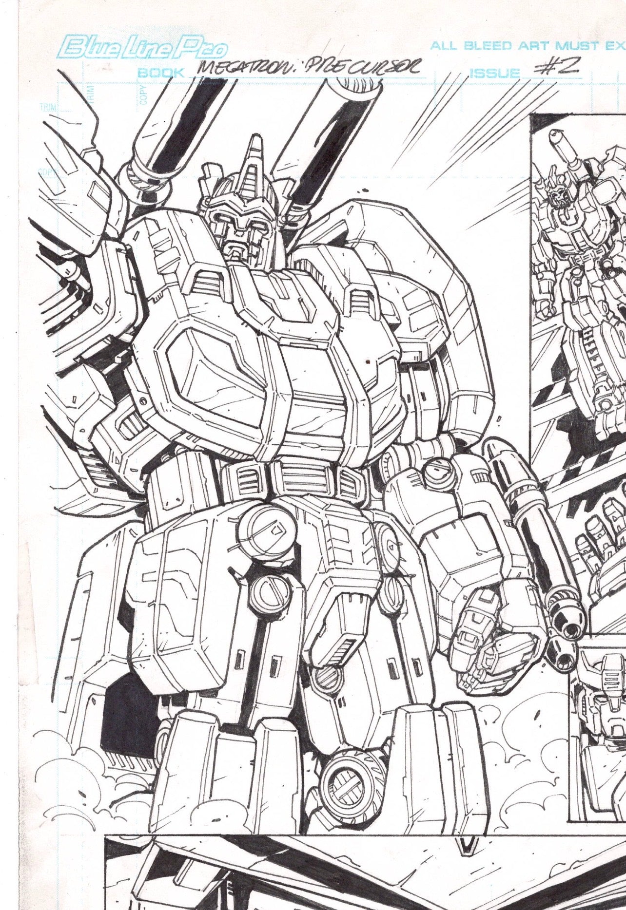 Megatron Origin #2 Page 13 - Sentinel Prime Original Art